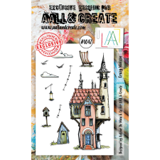 AALL &amp; Create Szilikonbélyegző A6 - Crazy Maison - Stamp Set (1 db) bélyegző