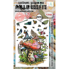 AALL & Create Szilikonbélyegző A6 - Insectual Healing - Stamp Set (1 db) bélyegző