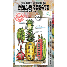 AALL &amp; Create Szilikonbélyegző A6 - Pineapple Penthouse - Stamp Set (1 db) bélyegző