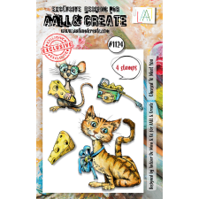 AALL & Create Szilikonbélyegző A7 - Cheesed To Meet You - Stamp Set (1 db) bélyegző