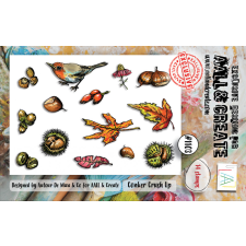 AALL &amp; Create Szilikonbélyegző A7 - Conker Crush Up - Stamp Set (1 db) bélyegző