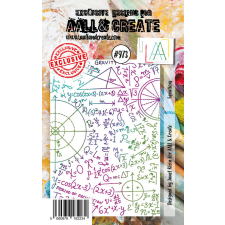 AALL & Create Szilikonbélyegző A7 - Equations - Stamp Set (1 db) bélyegző