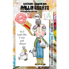 AALL & Create Szilikonbélyegző A7 - Farmer Dee - Stamp Set (1 db) bélyegző