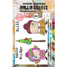 AALL &amp; Create Szilikonbélyegző A7 - Hello Winter - Stamp Set (1 db) bélyegző