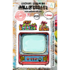 AALL &amp; Create Szilikonbélyegző A7 - Retro Treasures - Stamp Set (1 db) bélyegző