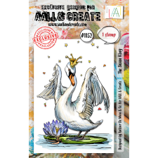 AALL &amp; Create Szilikonbélyegző A7 - The Swan King - Stamp Set (1 db) bélyegző