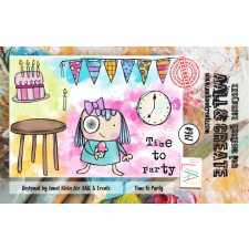 AALL & Create Szilikonbélyegző A7 - Time To Party - Stamp Set (1 db) bélyegző