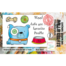 AALL &amp; Create Szilikonbélyegző A7 - Woof Woof - Stamp Set (1 db) bélyegző