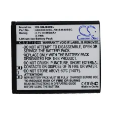  AB483640BE-700mAh Akkumulátor 700 mAh mobiltelefon akkumulátor