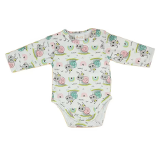 Ab Hosszú ujjú pamut body - Fehér - Csiguszok (62) kombidressz, body