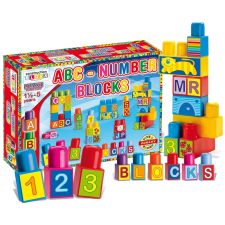 ABC - Számok műanyag építőelemek barkácsolás, építés