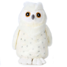Abélia - Plüss hóbagoly 22cm - #fehér plüssfigura