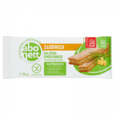 Abonett Abonett Sandwich sajtos-snidlinges 26 g gluténmentes pékárú