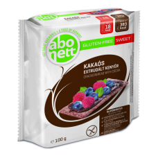 Abonett extrudált kenyér kakaós gluténmentes 100 g pékárú