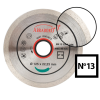 Abraboro gyémánttárcsa csempevágó 125x1,8x22,23 mm (No.13) (1db/csomag)