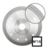 Abraboro gyémánttárcsa kerámiavágó 200x1,8x25,4 mm (No.15) (1db/csomag)