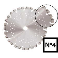Abraboro gyémánttárcsa Uni 230x2,6x22,23 mm (No.4) (1db/csomag) csiszolókorong és vágókorong
