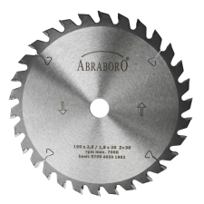 Abraboro HM körfűrészlap Basic 160x2,6x20 mm / 20 TCT (1db/csomag) fűrészlap