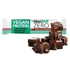 ABSO BAR Zero Dupla Csokoládés Brownie Vegán Fehérjeszelet 40g vitamin és táplálékkiegészítő