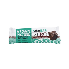 - Absobar zero vegan proteinszelet double chocolate brownie 40g reform élelmiszer