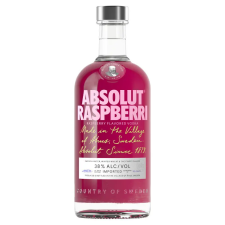 Absolut természetes málna ízesítésű vodka 38% 700 ml vodka