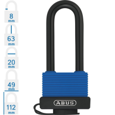 Abus 717IB/45HB63 KA6401 hosszúkengyelű időjárásálló egységkulcsos lakat lakat