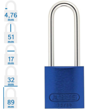 Abus 72IB/30HB50 KA - Egységkulcsos lakat (Több lakat azonos kulccsal) - Kék lakat