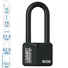 Abus Granit 37/55HB75 SZP KA egységkulcsos lakat lakat