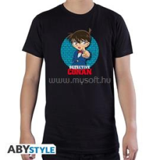 Abysse Corp. Detective Conan "Conan" fekete férfi póló, L méret (ABYTEX674L) férfi póló