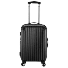  Abyz bőrönd, Easy Trip modell, 65x45x25 cm, kivehető 360 fokos kerekek, fekete