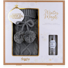 ACCENTRA Winter Magic vízmelegítővel/vizes palack kötött csomagolással, 100 ml kozmetikai ajándékcsomag
