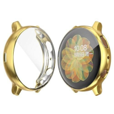 ACCMOBILE SAMSUNG Galaxy Watch Active2 40mm, Okosóra szilikon védőtok, előlapvédős, Arany okosóra kellék