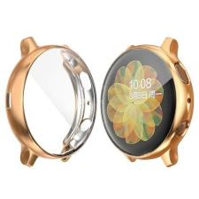 ACCMOBILE SAMSUNG Galaxy Watch Active2 44mm, Okosóra szilikon védőtok, előlapvédős, Rose Gold okosóra kellék