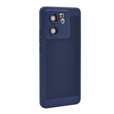 ACCMOBILE Xiaomi 13T, 13T Pro, Telefontok, Lyukacsos mintás, Légáteresztő, Kamerasziget védelem, Műanyag, Sötétkék tok és táska