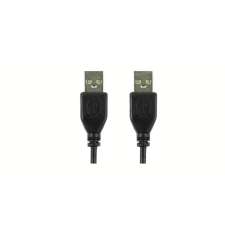 Accura ACC2265 USB-A apa - USB-A apa 2.0 Adat és töltő Kábel - Fekete (1,8m) kábel és adapter