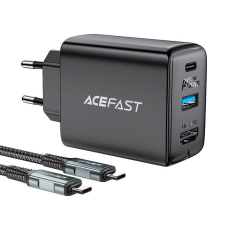 AceFast A17 hálózati töltő GaN PD65W fekete (acefA17) mobiltelefon kellék