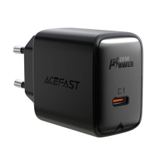 AceFast A1 hálózati töltő 1xUSB-C, 20W fekete mobiltelefon kellék