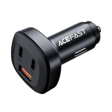 AceFast Autótöltő Acefast B3, 66W, 2x USB-C + USB (fekete) mobiltelefon kellék