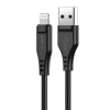 AceFast C3-02 USB-C - Lightning kábel 1.2m fekete (C3-02 black)