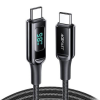 AceFast C6-03 USB-C - USB-C kábel 100W 2m fekete (C6-03 black)