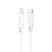 AceFast CABL MFI USB Type C - Lightning 1,2 m, 30W, 3a fehér (C3-01 fehér) kábel és adapter