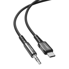 AceFast Cable USB-C to mini jack 3,5mm Acefast C1-08 1.2m (black) kábel és adapter
