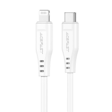 AceFast Cable USB MFI Acefast C3-01, USB-C to Lightning, 30W, 1.2m (white) kábel és adapter