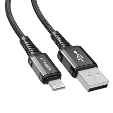 AceFast Cable USB to Lightning Acefast C1-02, 1.2m (czarny) kábel és adapter