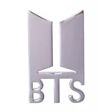  Acél BTS kitűző nyaklánc