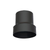 Acél füstcső bővítő 180-200mm, vegyestüzelésű kazánhoz, vastagfalú (2mm), fekete (ps-13170)