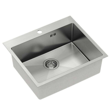 Acél mosogatótálca RUSSEL 110 BRUSH NICKEL mosogatótálca