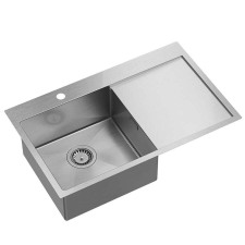 Acél mosogatótálca RUSSEL 111 BRUSH NICKEL mosogatótálca