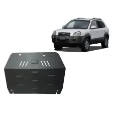  Acél motor, kapcsolószekrény, hűtő védőlemez Hyundai Tucson  - (2004-2015) karosszéria elem
