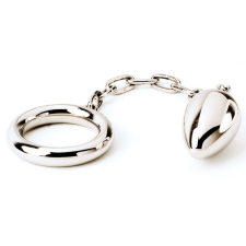  Acél péniszgyűrű anál tojással. péniszgyűrű